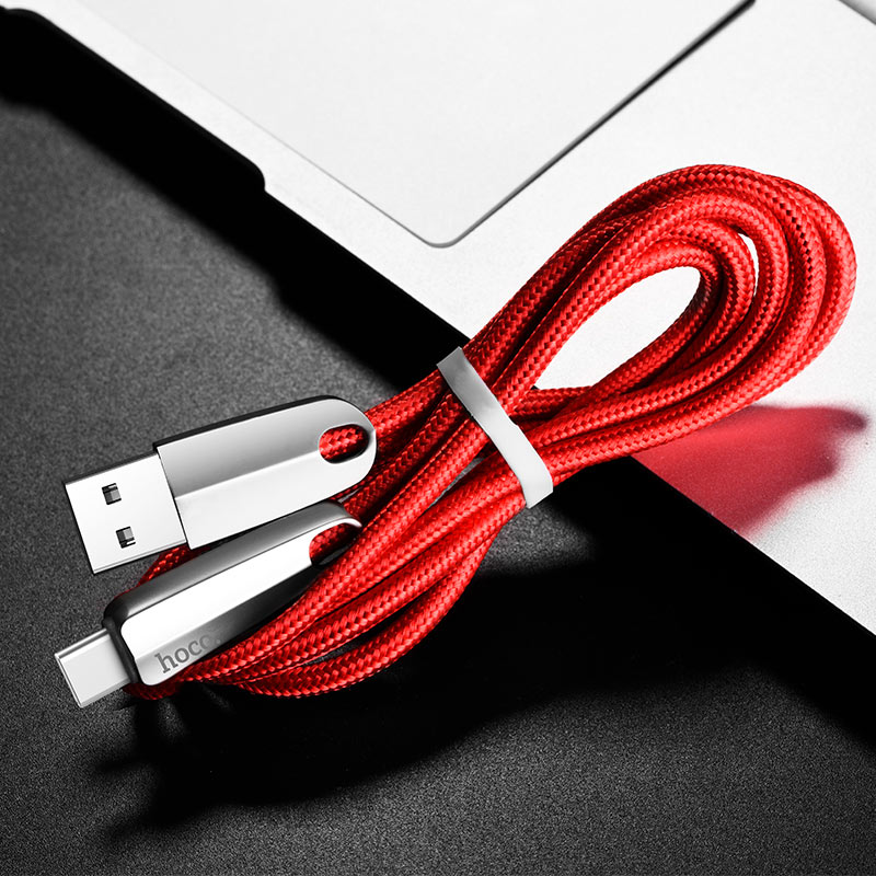 Dây Cáp sạc nhanh tự ngắt iphone dài 1m 2M chính hãng hoco U35