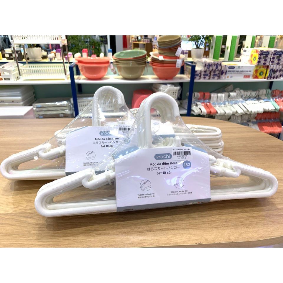 Set 10 móc áo đầm inochi