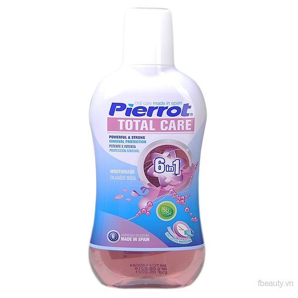 Nước súc miệng chăm sóc răng toàn diện Pierrot 6 trong 1 500ml