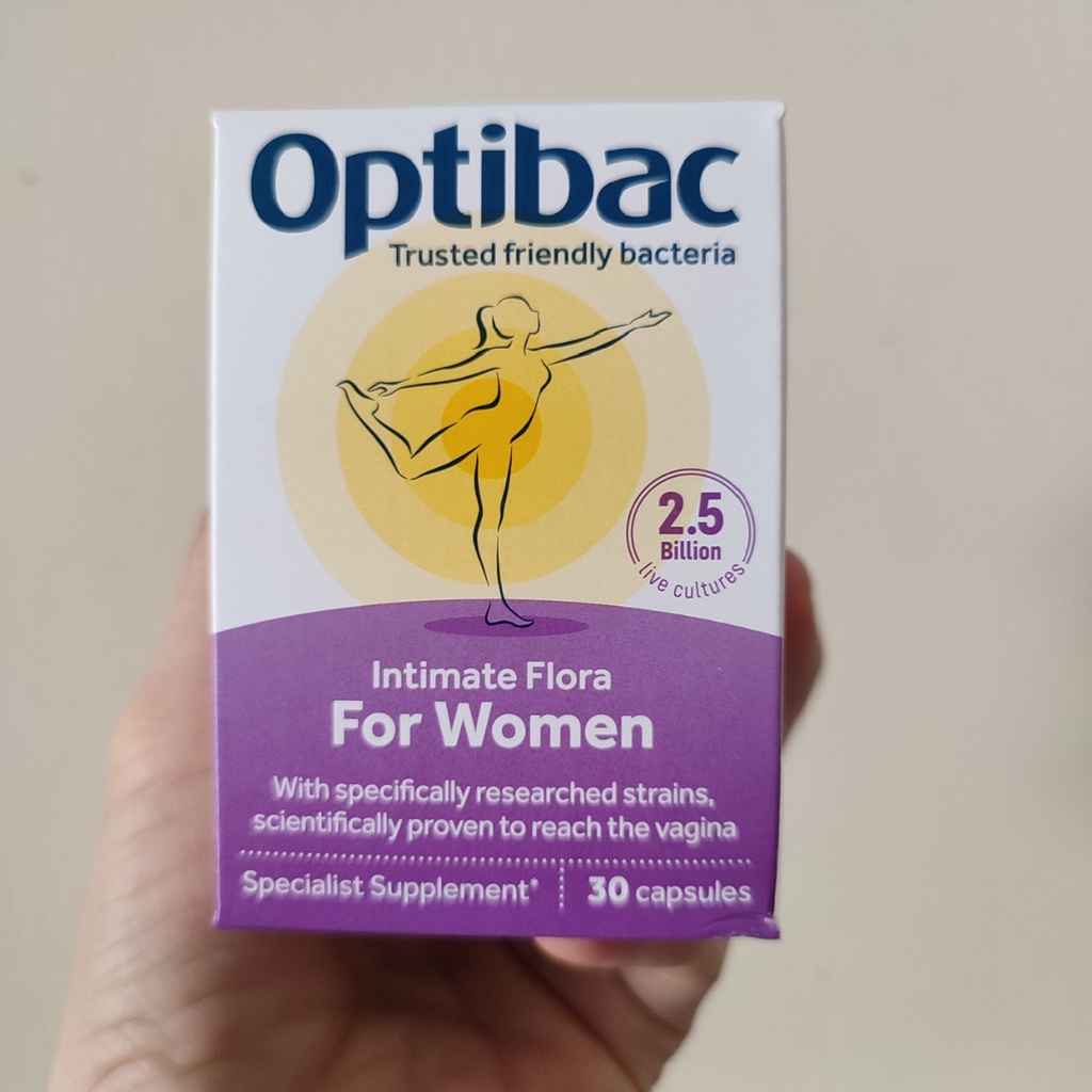 Men Vi Sinh Optibac tím Optibac Probiotics For Women 30 Viên Bổ Sung Lợi Khuẩn, Giảm Vấn Đề Phụ Khoa