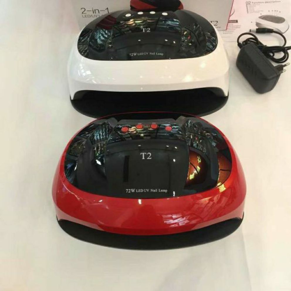 Máy hơ T2 hơ sơn gel công xuất 72w khoang hơ rộng hơ được 2 tay hoặc 2 chân 1 lúc