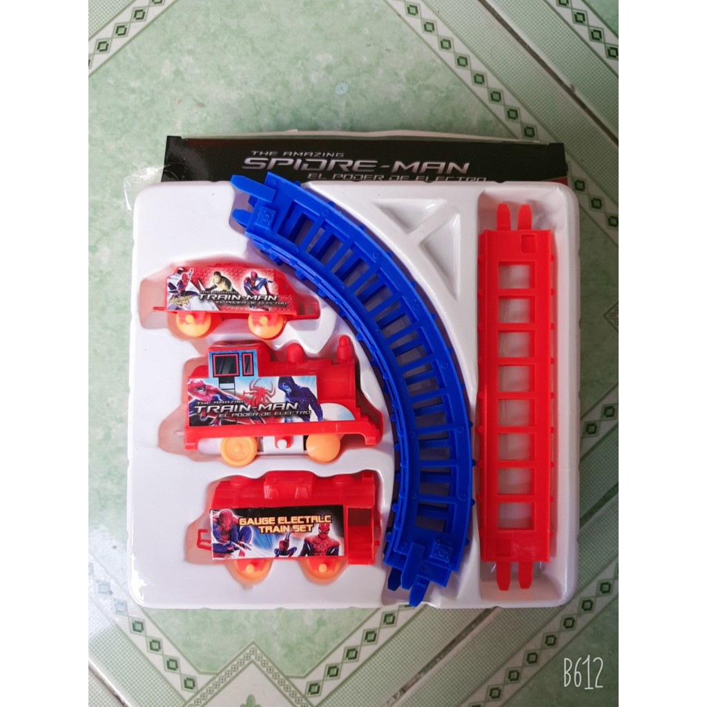 [HCM]Đồ chơi Đoàn tàu lửa Người nhện Spider man (không kèm pin)