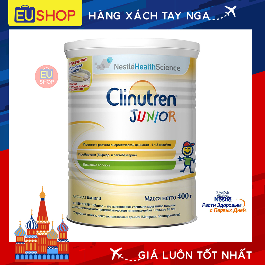Sữa bột nestle clinutren ® junior nga – hộp 400g