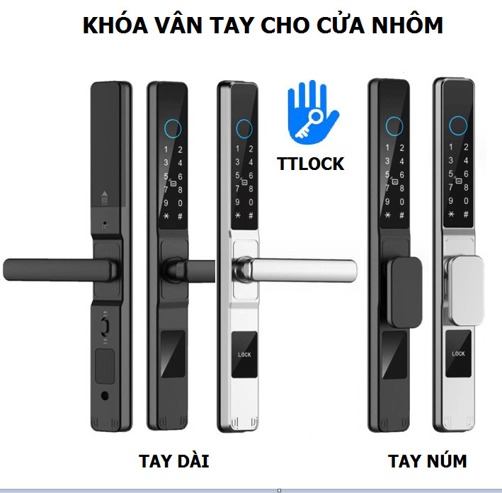 Khóa vân tay cho cửa nhôm ND2