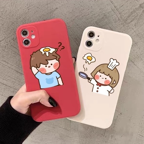 Ốp lưng iphone cạnh vuông BVC Chibi Nấu Ăn 6plus/6s/6splus/7/7plus/8/8plus/x/xr/xs/11/12/pro/max/plus/promax  BVC63