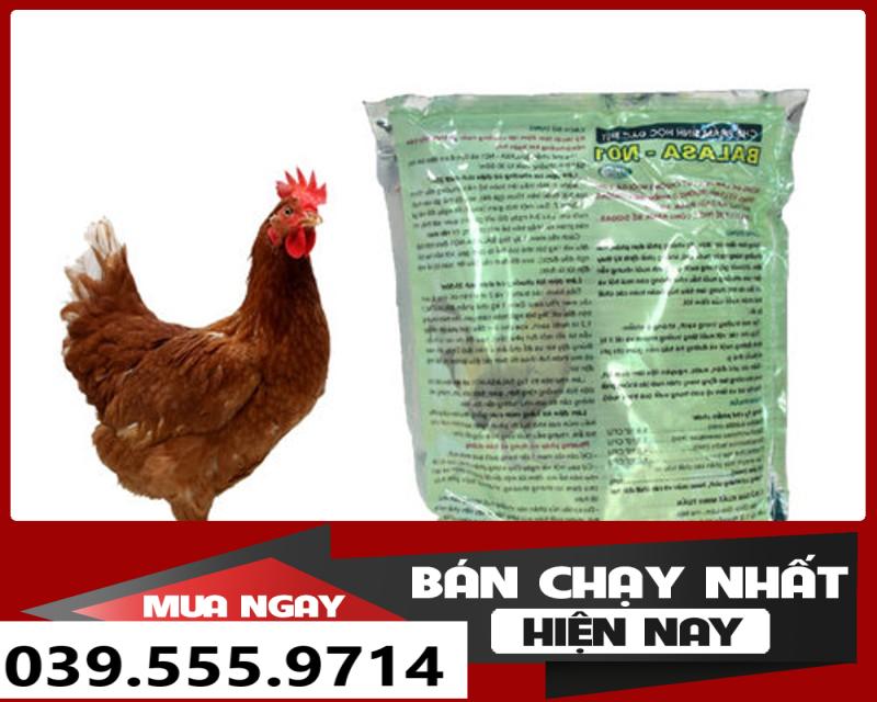BALASA - MEN RẮC KHÔ PHÂN, KHỬ MÙI HÔI CHUỒNG - 1kg