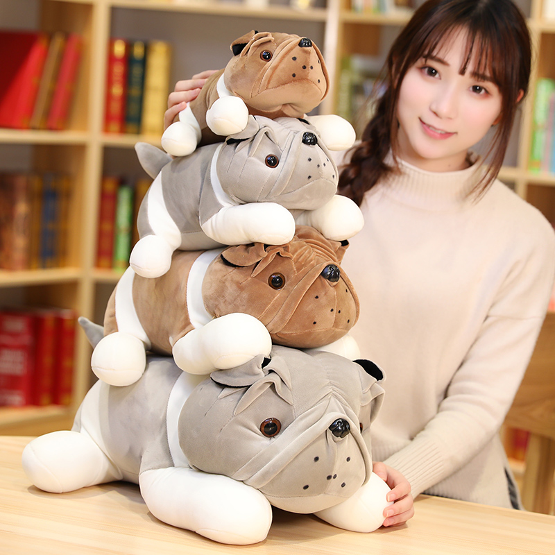 Gấu bông chó mặt xệ 1m siêu cute - vải nhung co giãn 4 chiều