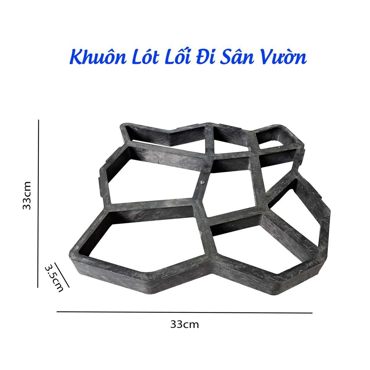 Khuôn gạch lót lối đi, sân vườn