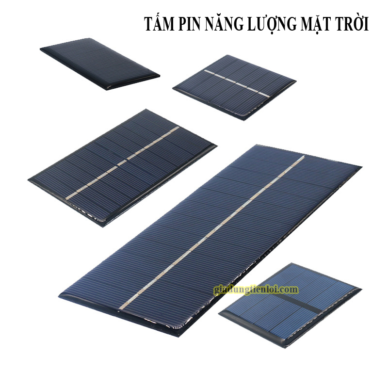 Tấm pin năng lượng mặt trời nạp điện 1v/2v/3v/6v solar panel mini
