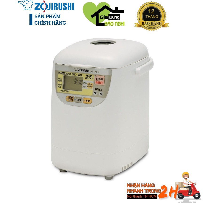 Máy làm bánh mì tự động zojirushi zolnbbhaq10wz hàng chính hãng