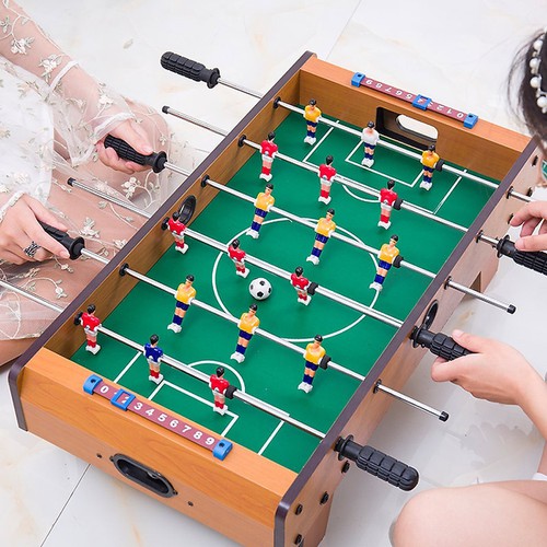 [ LOẠI LỚN-BÀN BI LẮC 6 TAY CẦM] Bàn Bi Lắc Tặng Kèm 2 Bóng Đá -Đồ Chơi Bàn Bi Lắc 6 Tay Cầm Cỡ Lớn Bằng Gỗ - Trò Chơi Trí Tuệ Kích Thích Vận Động -Rèn Luyện Phản Xạ Cho Trẻ Giúp Bé Phát Triển Tư Duy Trí Tuệ