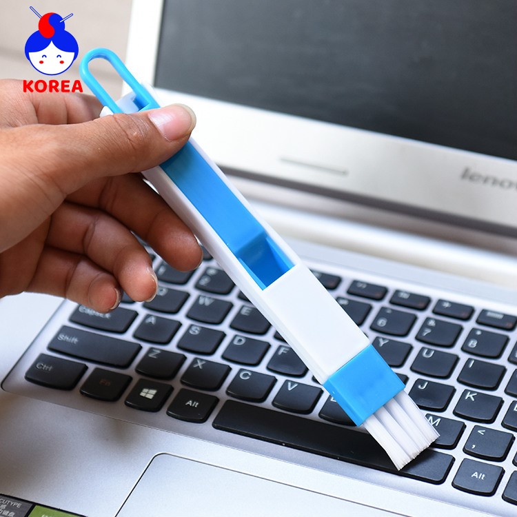 [HCM]Chổi quét bụi kèm hốt rác mini vệ sinh khe cửa bàn phím laptop GIA DỤNG KOREA