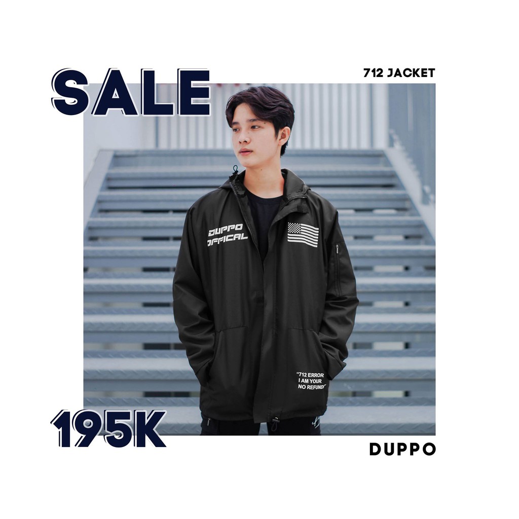 Áo khoác dù 712 Jacket - Vải 2 lớp dày mịn cực xịn