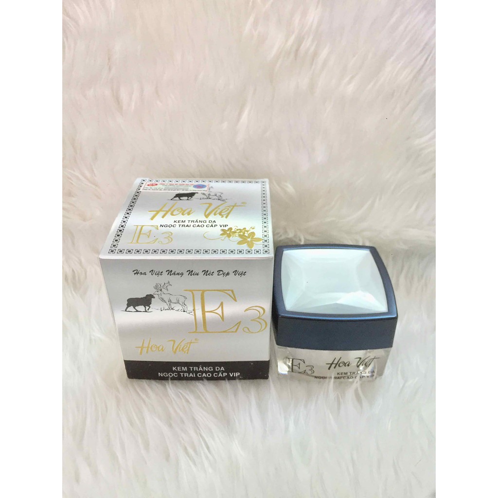 Kem Hoa Việt E3 - Trắng Da Ngọc Trai Cao Cấp Vip 15g