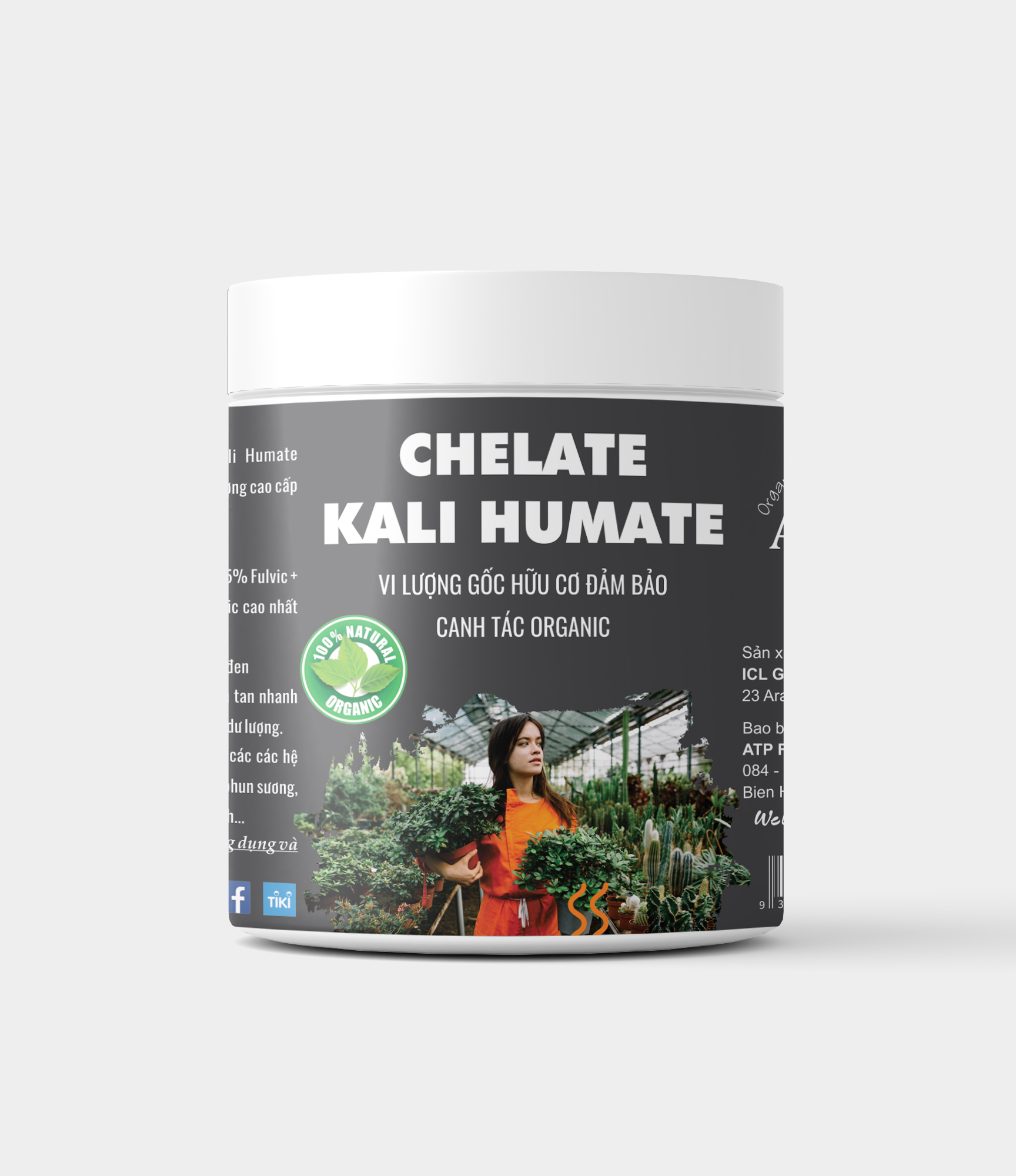 Atp farm - chính hãng: phân bón vi lượng chelate super kali humate icl-israel