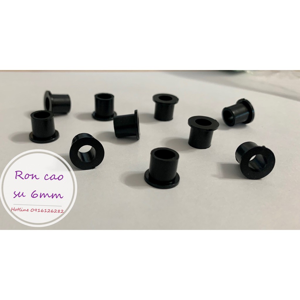 [HCM]100 Ron cao su dùng cho khởi thủy 6mm  béc tưới 6mm  hệ thống tưới cây