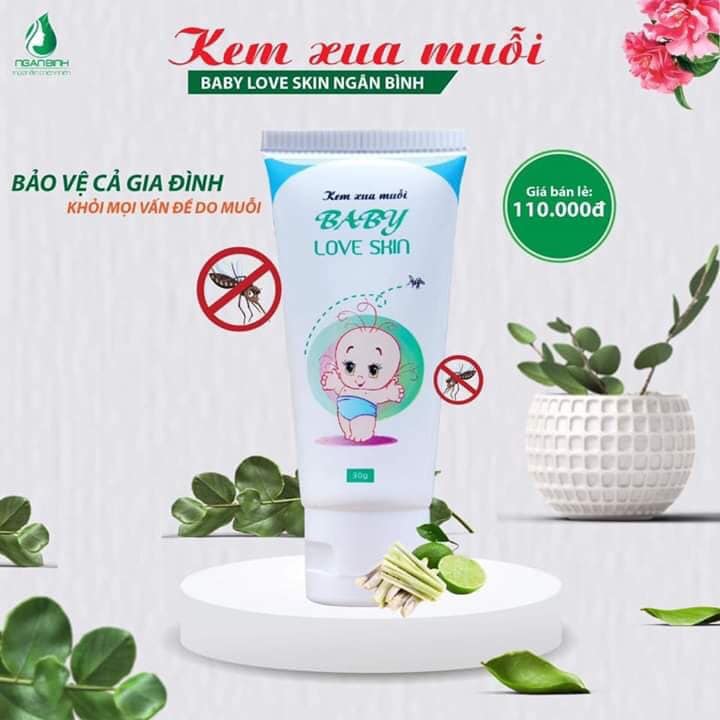 Kem xua muỗi cho bé - kem bôi chống muỗi