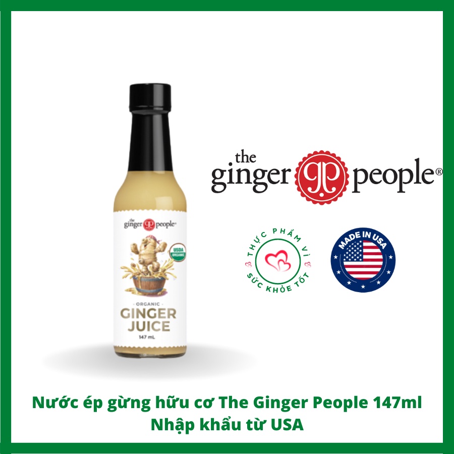 Nước ép gừng hữu cơ The Ginger People 147ml - Nhập khẩu từ USA