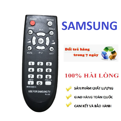 Điều khiển tivi Samsung đời cổ, Remote TV Samsung loại dày đời cũ dòng LCD