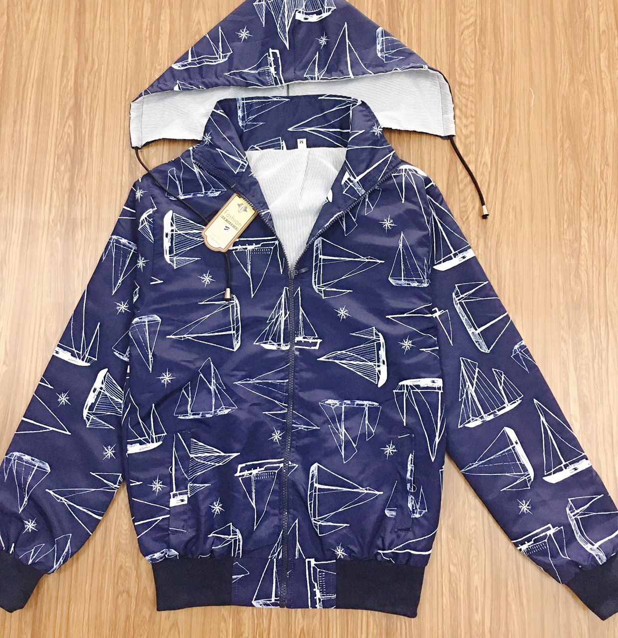 ÁO KHOÁC DÙ 3D NAM - NỮ ( NÓN THÁO RỜI ) THỜI TRANG CAO CẤP - 2 LỚP DÙ DÀY DẶN - MÁT MẺ - THOẢI MÁI