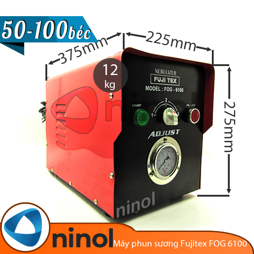 Máy bơm phun sương Fujitex FOG 6100-100 béc