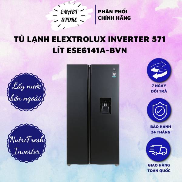 Tủ Lạnh Electrolux Inverter 571 lít ESE6141A-BVN - Bảo Hành 24 Tháng