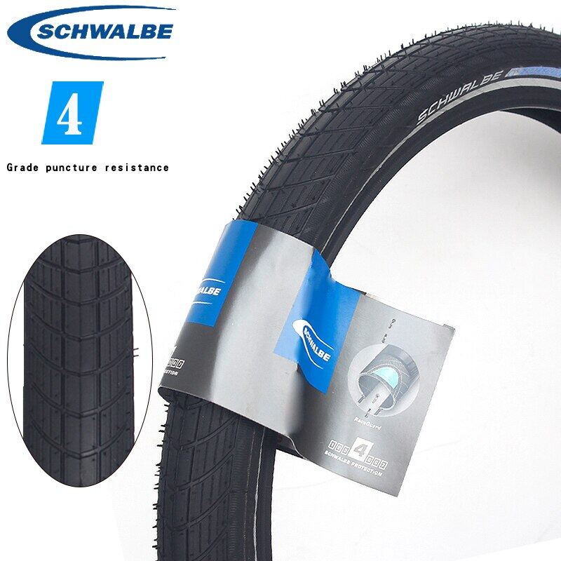 Schwalbe lốp xe đạp thành phố lốp thép 12 14 16 18 20 24 26 28 inch 2.00 2.15 bánh xe quả táo lớn cân bằng lỗ khoan