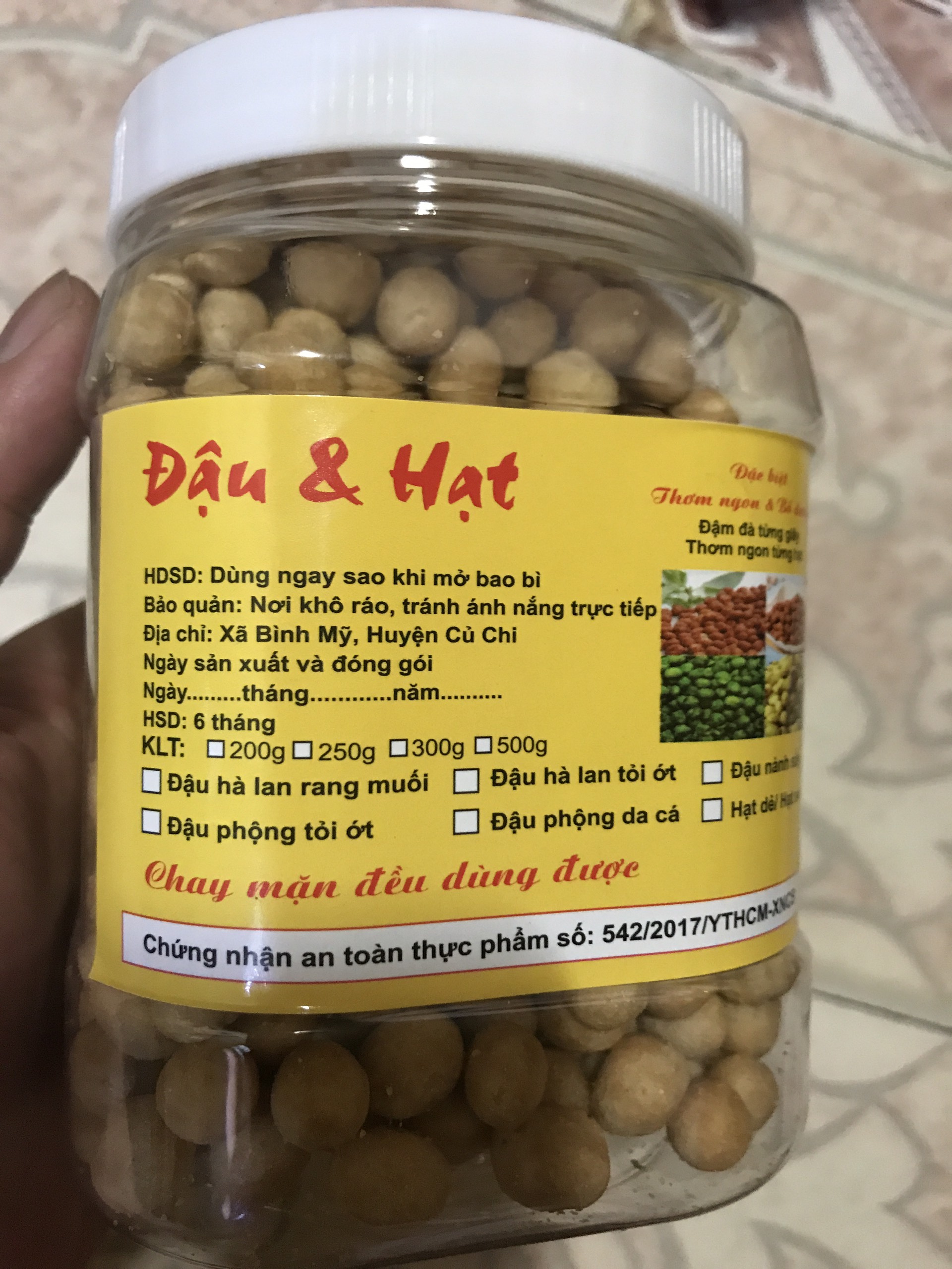 ĐẬU PHỘNG DA CÁ NƯỚC CỐT DỪA - 500gram