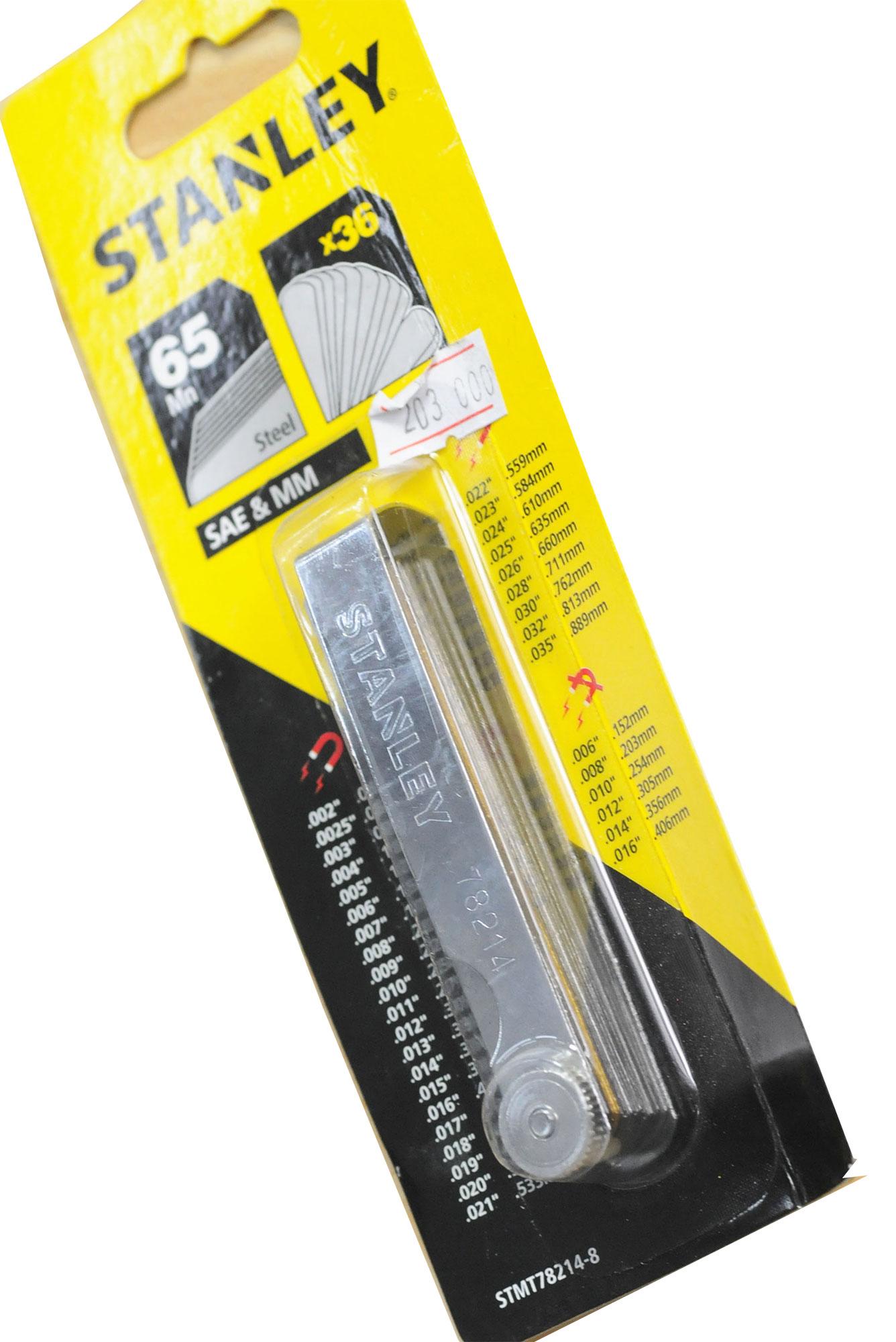 0.5-65mm thước căn đo độ dày khe hở 36 lá stanley stmt78214-8