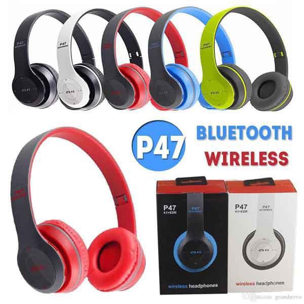 Tai nghe P47 bluetooth không dây nhiều màu