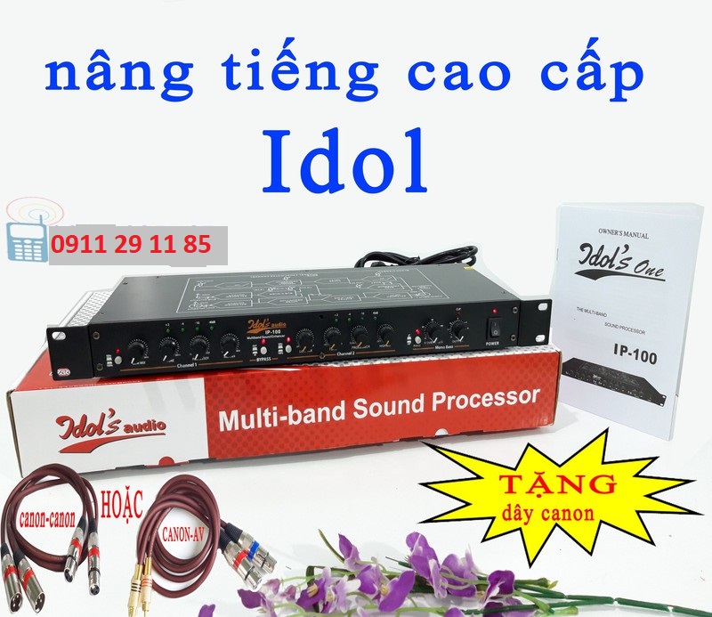 nâng tiếng cao cấp Idol IP100 + TẶNG dây canon