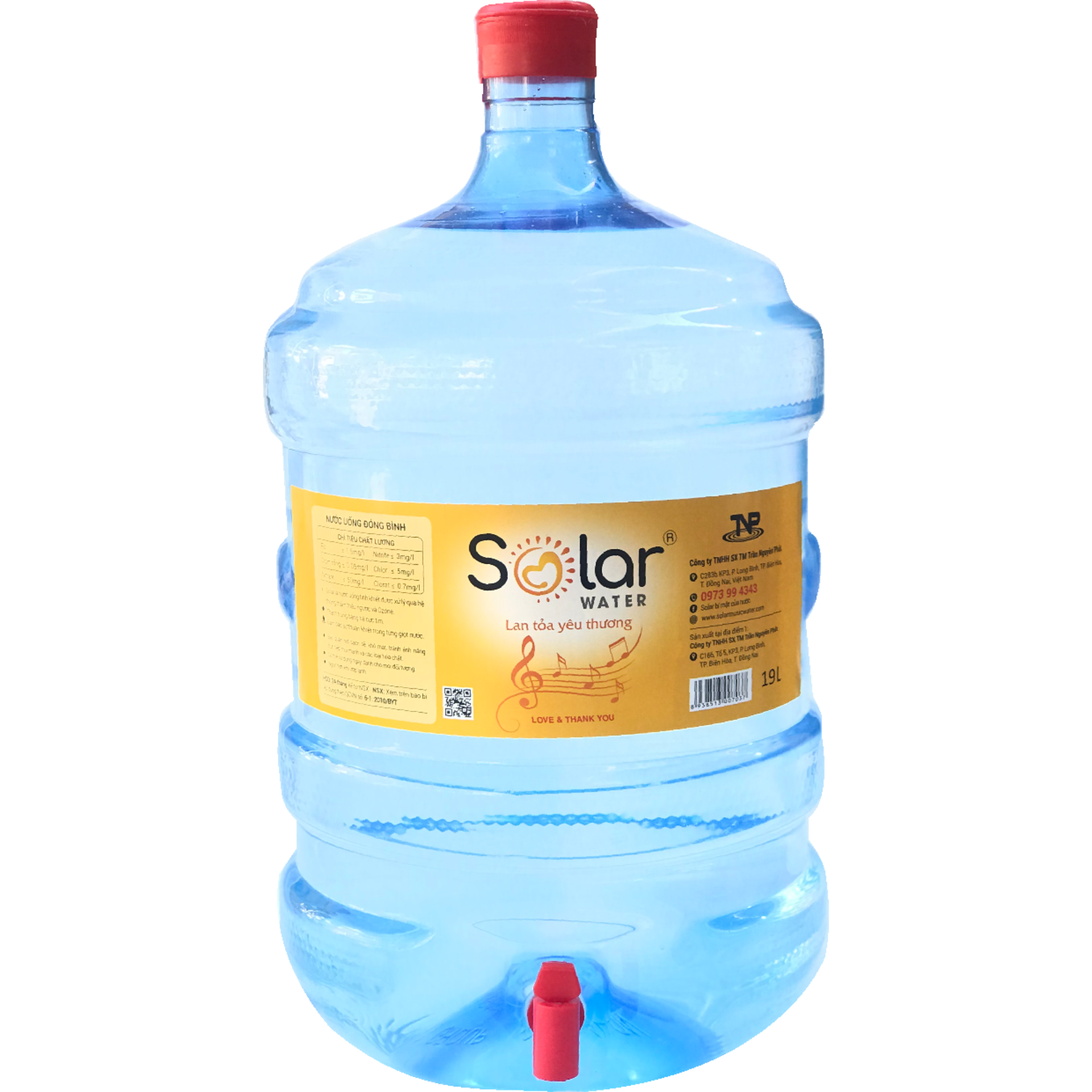 Bình 19l Nước uống Yêu Thương Solar