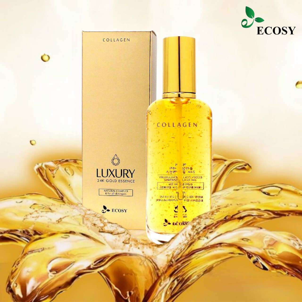 Serum Ecosy tinh chất Collagen Luxury 24K Gold Essence Chống Lão Hóa