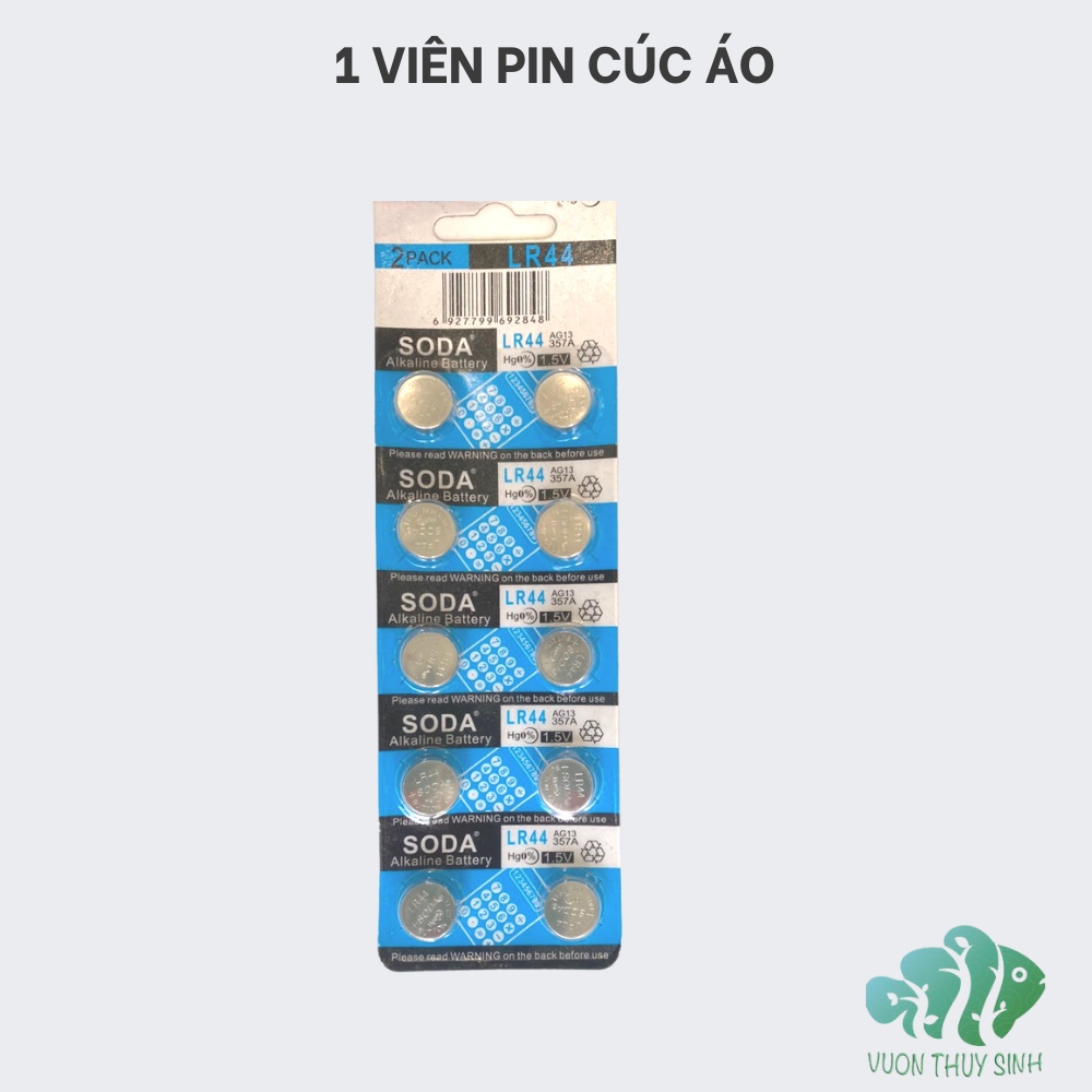Pin cúc áo soda lr44 / ag13 - 1.5v