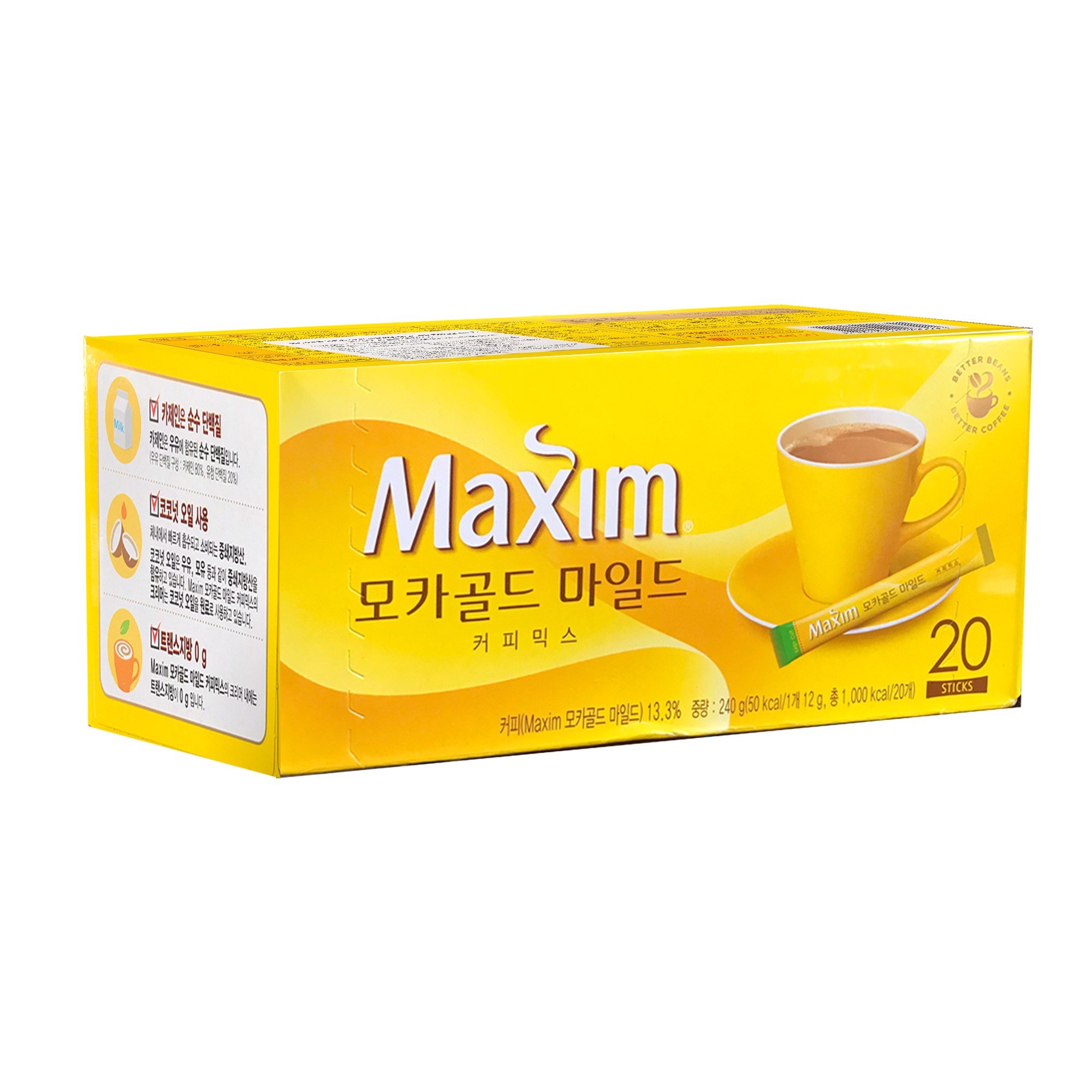 Cà phê hoà tan Maxim date mới