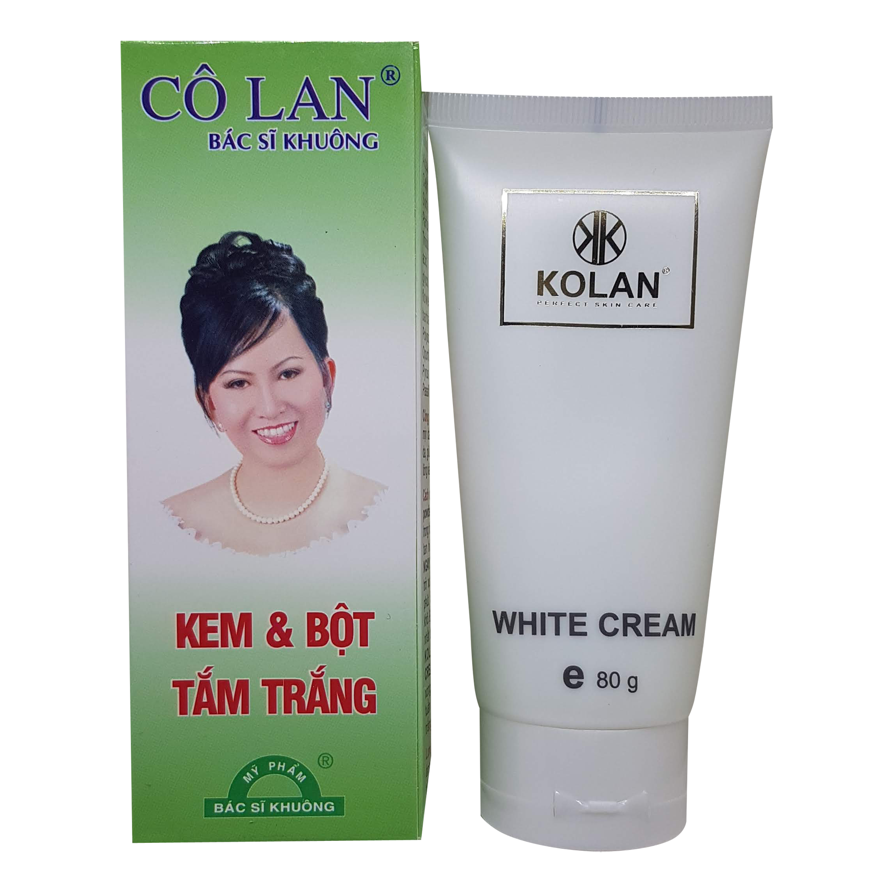 KEM VÀ BỘT TẮM TRẮNG CÔ LAN BÁC SĨ KHUÔNG 90G - KEM VÀ BỘT TẮM TRẮNG CÔ LAN BÁC SỸ KHUÔNG 90G