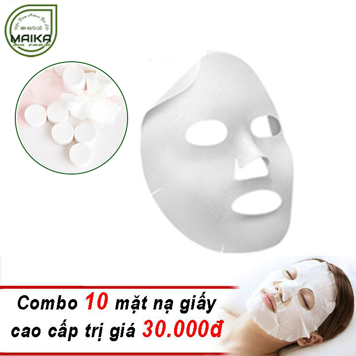 Combo 10 Mặt nạ giấy cao cấp - Đắp mặt nạ dưỡng da, tẩy tế bào chết, xóa mờ thâm nám tàn nhang