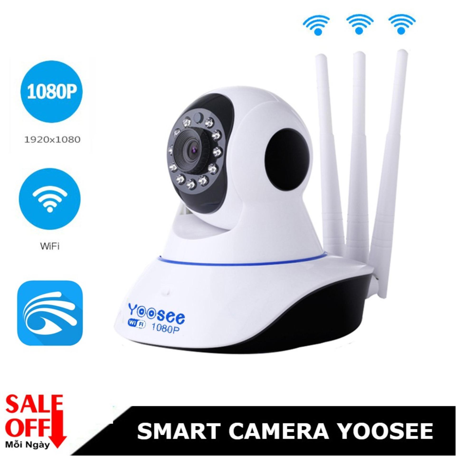Camera quan sát , Camera giám sát - Camera giám sát anh ninh yoosee 3 râu xoay 360 độ - bảo vệ an toàn cho gia đình bạn - hàng cao cấp - giá rẻ - uy tín - chất lượng - BH uy tín 1 đổi 1 bởi Bách Hóa HT