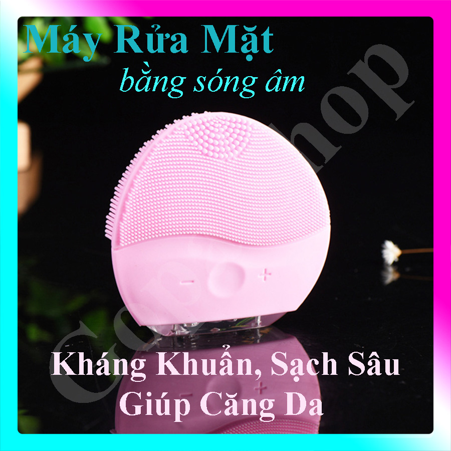 Máy rửa mặt foreo máy massage mặt forever luna mini giúp da sạch khuẩn và săn chắc