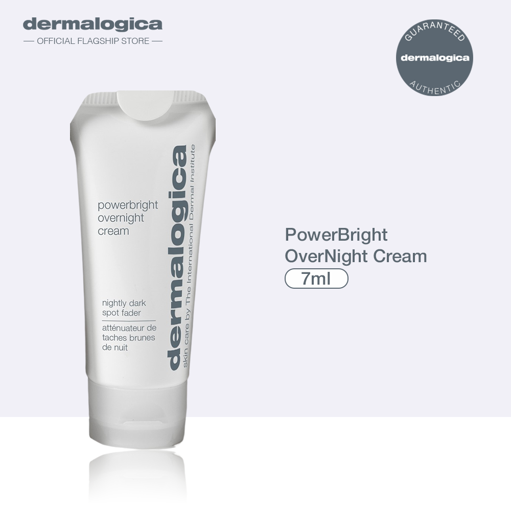 Kem dưỡng ban đêm Dermalogica Powerbright Overnight Cream hỗ trợ tái tạo làm mờ thâm nám, đều màu da 7ml