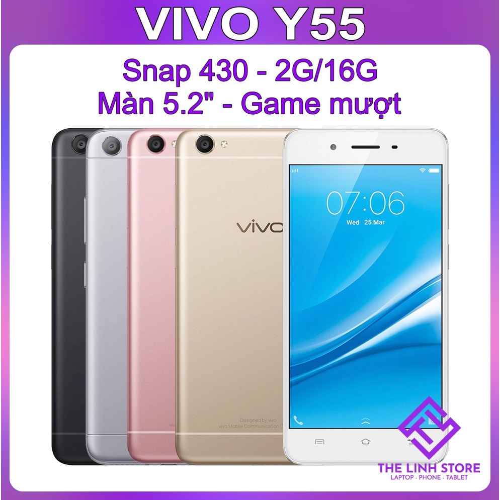 Điện thoại vivo y55 game mượt - snap 430 màn 5.2