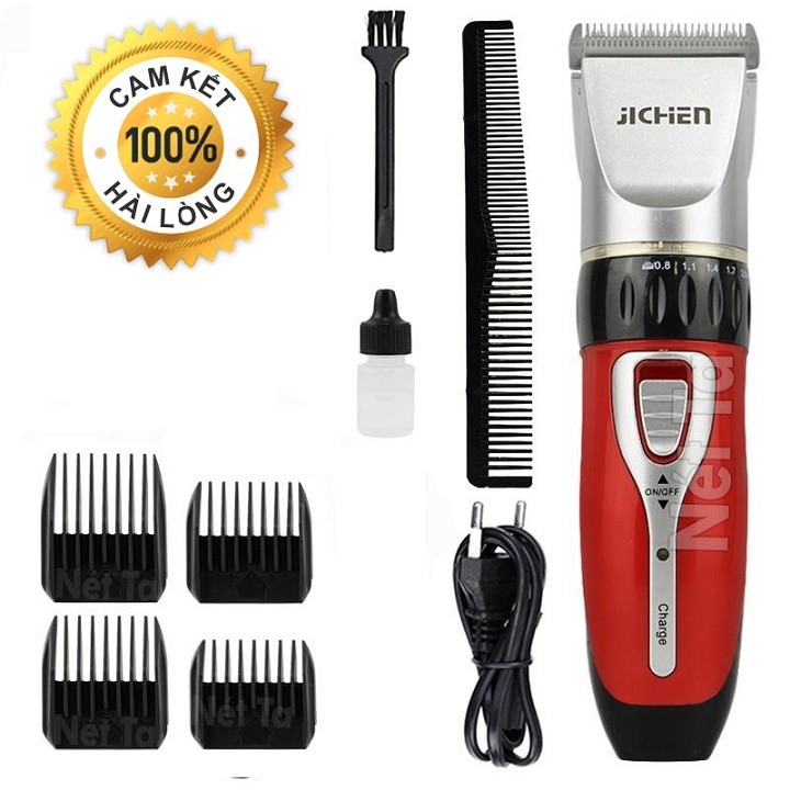 💖HOT💖 Tông đơ cắt tóc JiChen 0817 Cùng hộp phụ kiện tiện lợi , Cắt tóc trẻ em người lớn , Máy êm dịu , Ổn định, An Toàn , Bảo hành 6 tháng