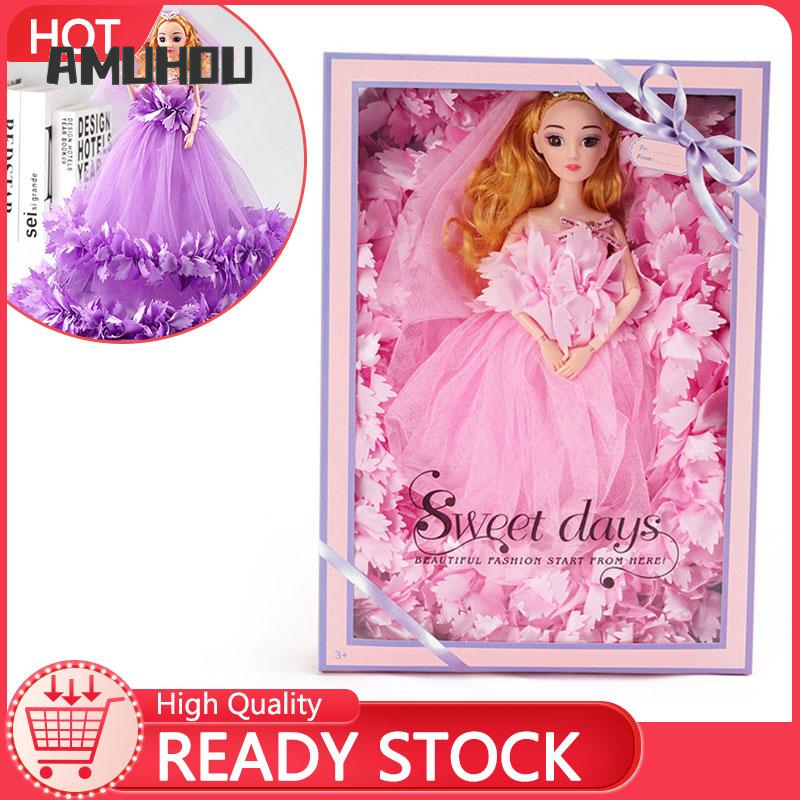 Búp Bê Đám Cưới Đại Dương Quà Tặng Trẻ Em Loli Công Chúa Quà Tặng Bộ Hộp