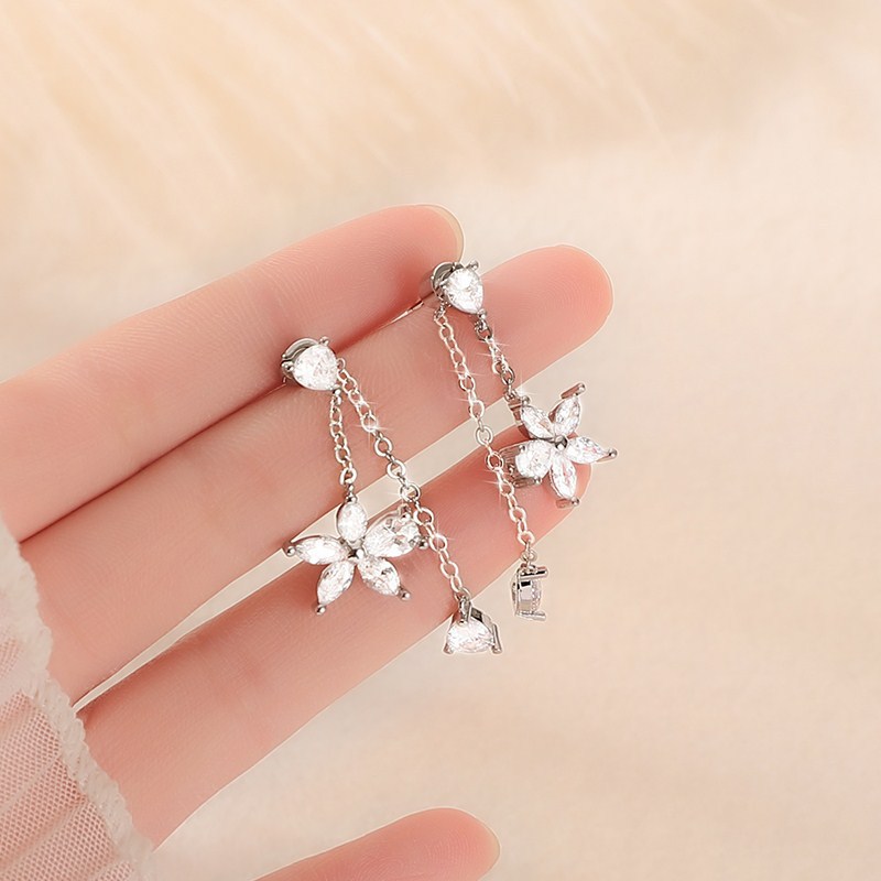 Khuyên tai bạc ý 925 hàn quốc