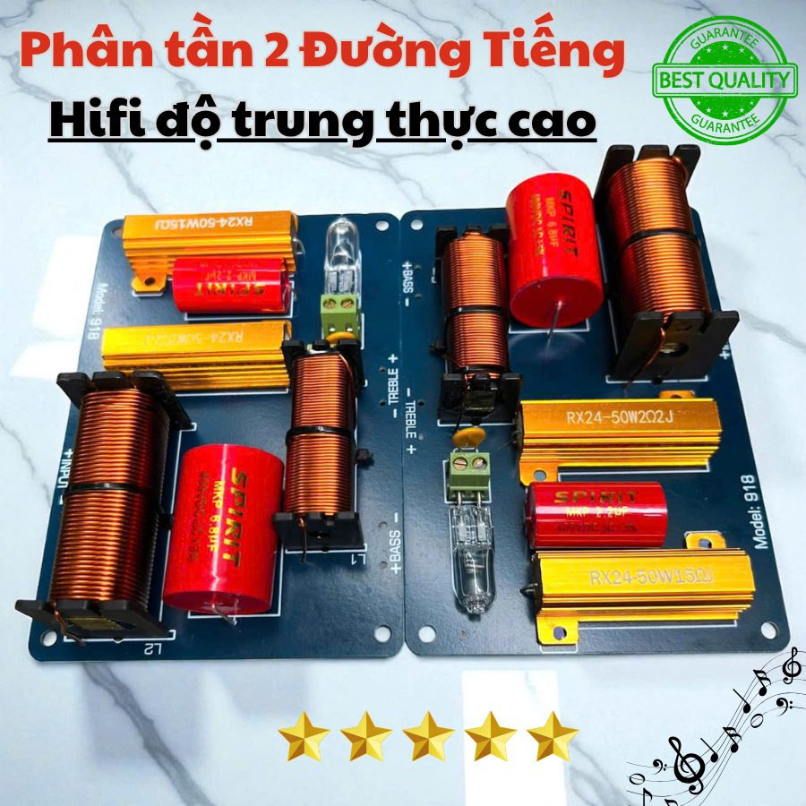  BO MẠCH PHÂN TẦN 2 ĐƯỜNG TIẾNG CHO LOA 20,25,30,40,50 CHỐNG HÚ   GIÁ 1 CÁI  
