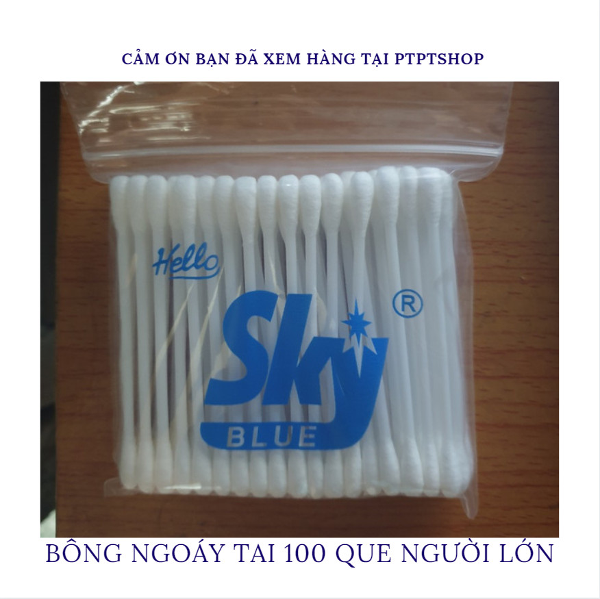 Tăm bông ngoáy tai 100 que người lớn