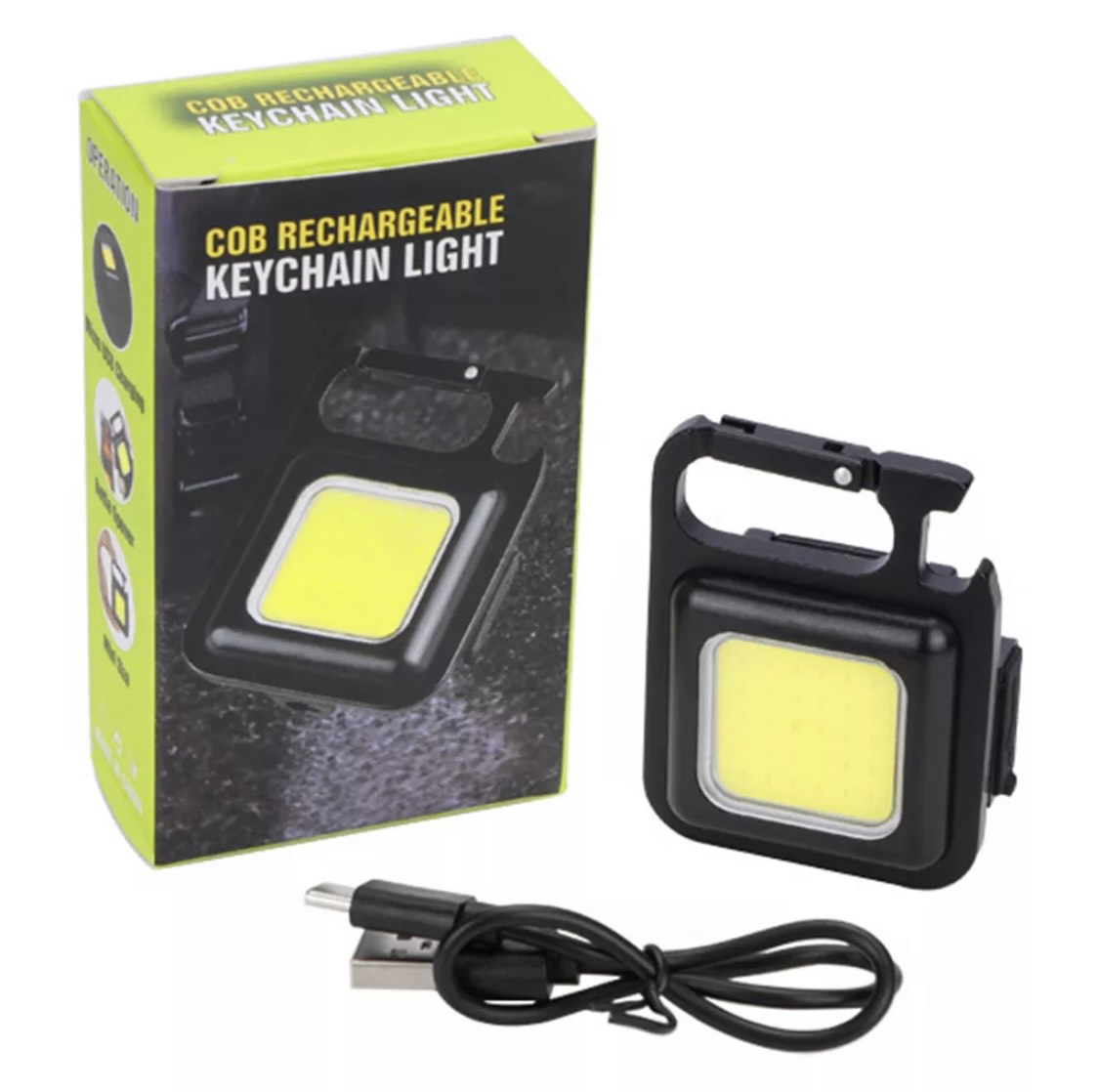 Đèn pin móc khoá đa năng 3in1, đèn pin mini siêu sáng, đèn flash mini, đèn sạc usb 3 chế độ sáng tích hợp nhiều tính năng