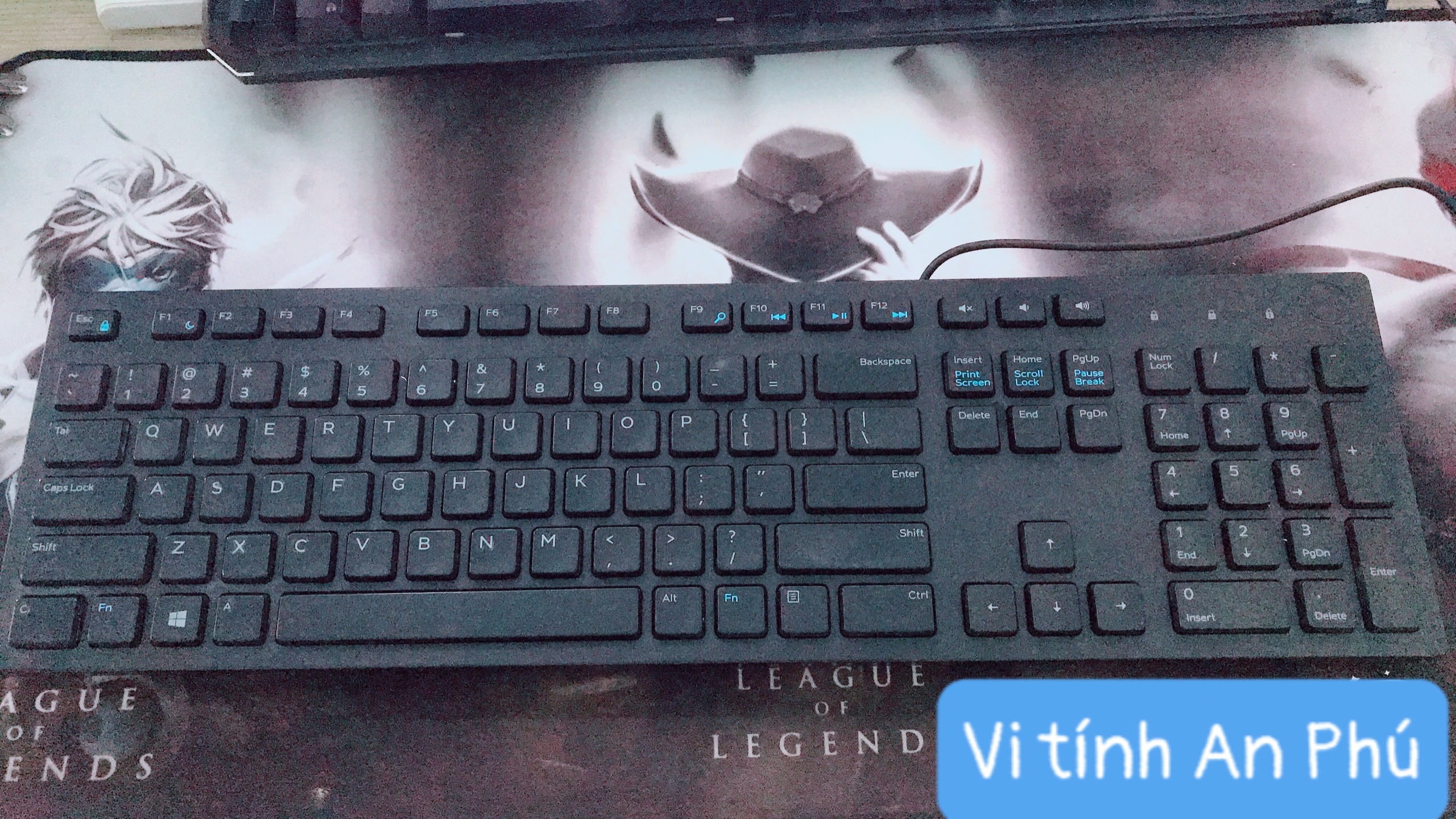 Bàn phím có dây văn phòng dell kb216 - màu đen