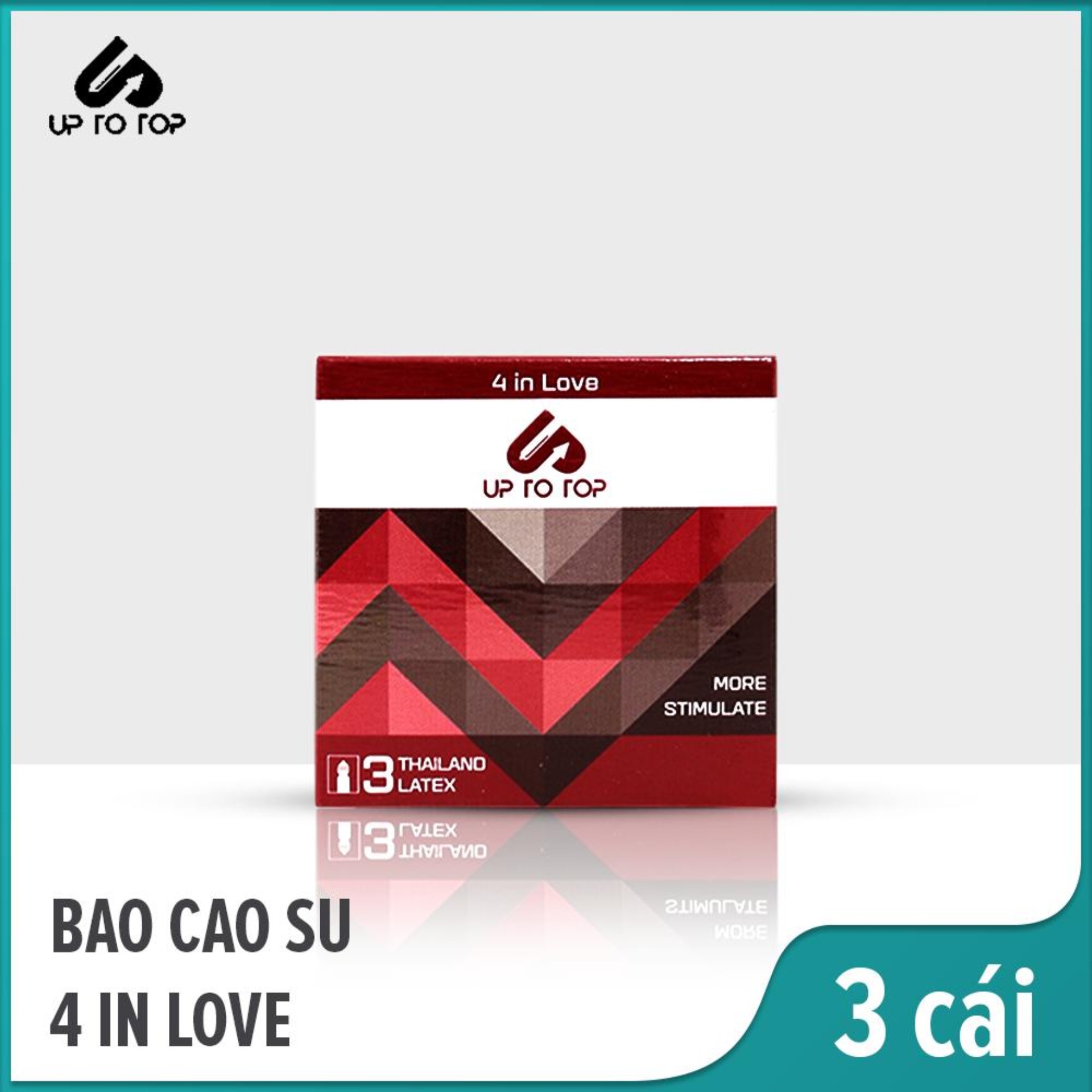Bao Cao Su UP 4 IN LOVE (Hộp 3C)