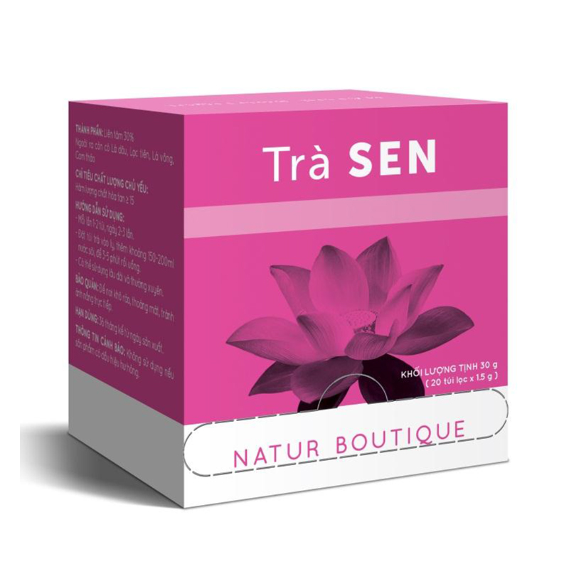 [HCM]Trà sen Natur Boutique Organic Lotus Tea (20 Teabags)